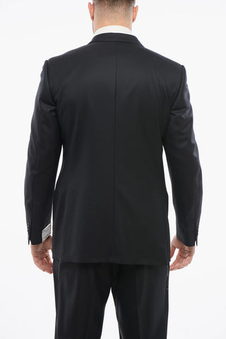 CC COLLECTION Virign Wool Suit with Flap Pockets