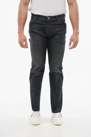 ID Stone-washed Straight-Fit Jeans
