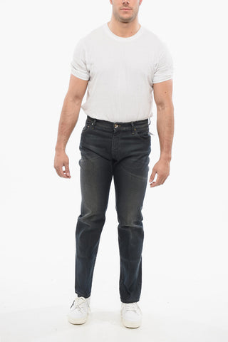 ID Stone-washed Straight-Fit Jeans