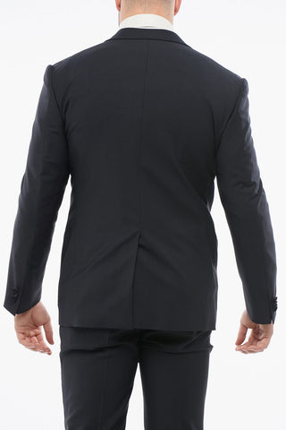 CODE Abito Tre Pezzi in Lana Vergine con Dettagli Satin