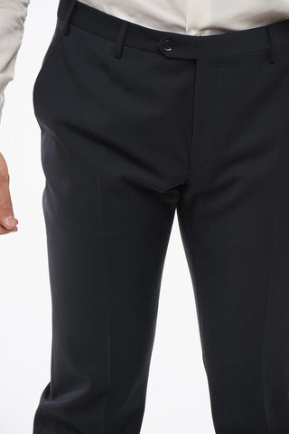 CODE Abito Tre Pezzi in Lana Vergine con Dettagli Satin