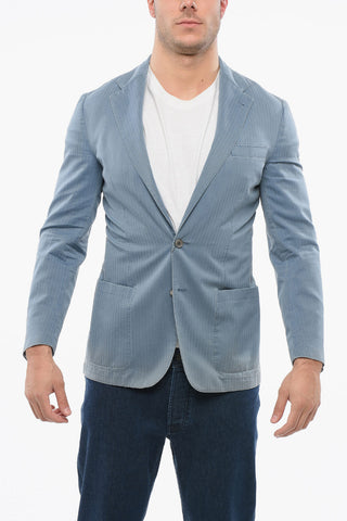ID Blazer Monopetto Sfoderato Con Tasche A Toppa