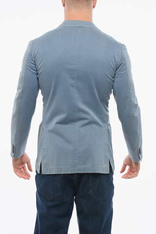 ID Blazer Monopetto Sfoderato Con Tasche A Toppa