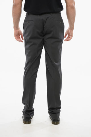Virgin Wool REFINED Pants with Hidden Clousure