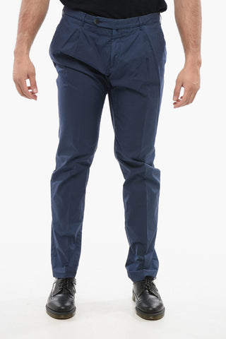 ID HAND-DYED Pantaloni Chino in Cotone con Pince