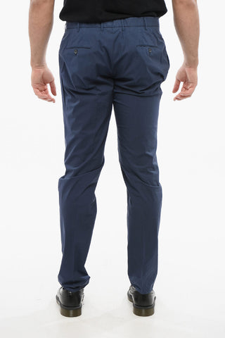 ID HAND-DYED Pantaloni Chino in Cotone con Pince