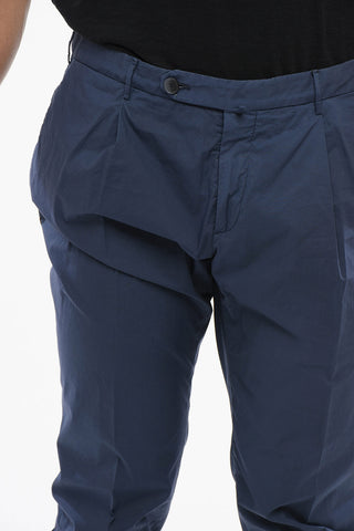 ID HAND-DYED Pantaloni Chino in Cotone con Pince