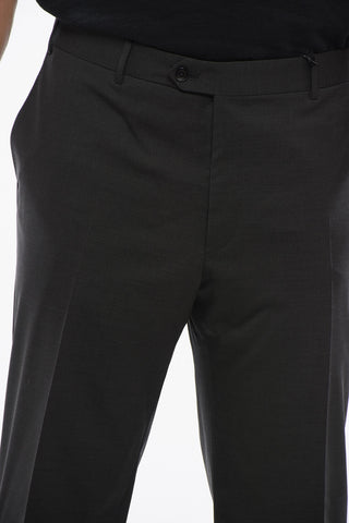 Pantaloni in Lana Vergine con Passanti