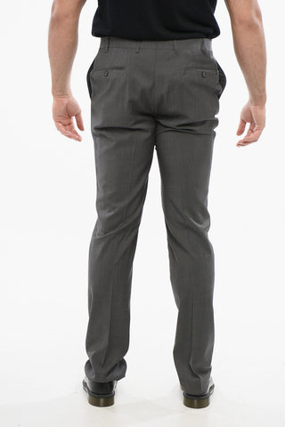 CC COLLECTION Virgin Wool RIGHT Pants with Belt Loops