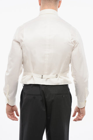 Honeycomb Cotton Ceremony Waistcoat MANTUA