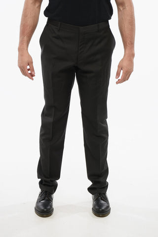CC COLLECTION Wool Pants with Belt Loops