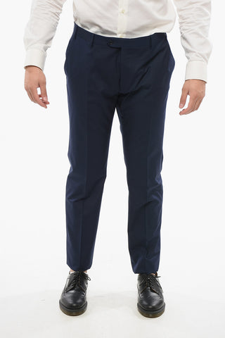CODE Virgin Wool 3 Piece Suit With Peak Lapel
