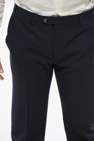 CODE Abito Tre Pezzi con Gilet in Lana Vergine Uno Spacco Collo Sciallato