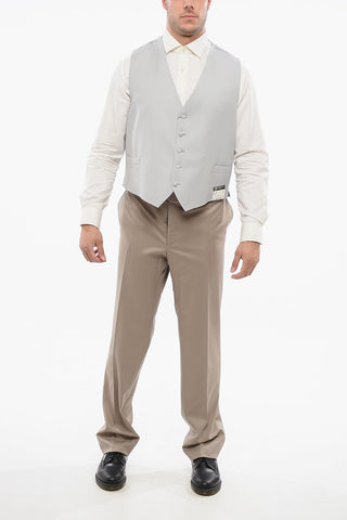 5-Button Wool Waistcoat