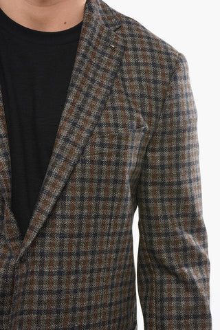 CC Collection Check Motif RIGHT Blazer with Patch Pocket