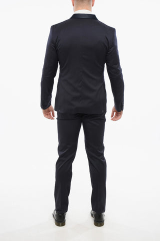 CERIMONIA Three-Piece Suit RESET with Satin Details