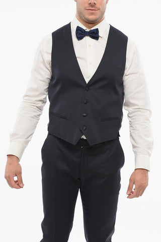 CERIMONIA Three-Piece Suit RESET with Satin Details