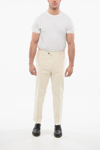 Pantaloni 4 Tasche LEADER in Misto Cotone Twill