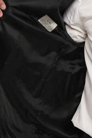 CERIMONIA Blended Cashmere RIGHT Suit with Satin Lapel