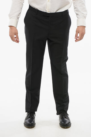 CERIMONIA Blended Cashmere RIGHT Suit with Satin Lapel