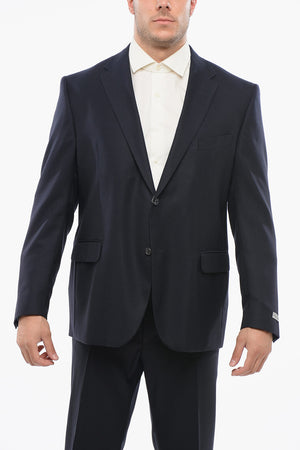 Blazer Motivo Hopsack con Tasche ad Aletta