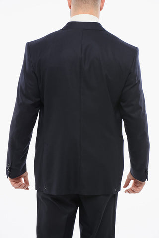 Blazer Motivo Hopsack con Tasche ad Aletta