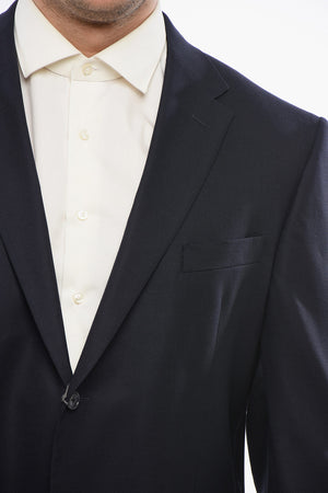 Blazer mit Hopsackmuster und Klappentaschen