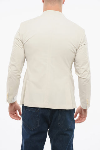 TREND Unlined Single Breasted Blazer With Flap Pockets