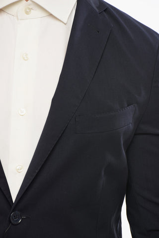 CC COLLECTION Wool Single Breasted REWARD Suit With Patch Pockets
