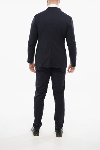 CC COLLECTION Wool Single Breasted REWARD Suit With Patch Pockets