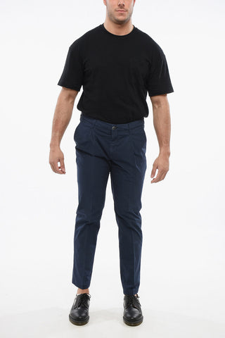Cotton Pants with Belt Loop