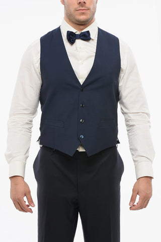 CODE 4-Button Wool Waistcoat