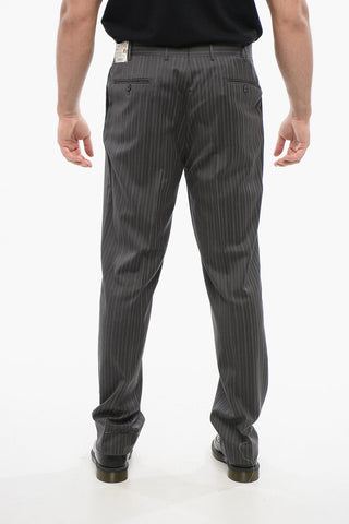 Pinstriped MANTUA Virgin Wool Pants