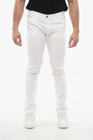 Stretch Cotton 5-Pocket Pants HAITI PLUS