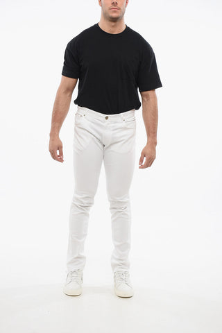 Stretch Cotton 5-Pocket Pants HAITI PLUS