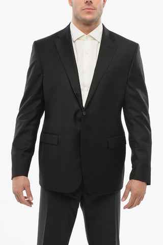 CC Collection Fresco Wool Blazer with Flap Pockets