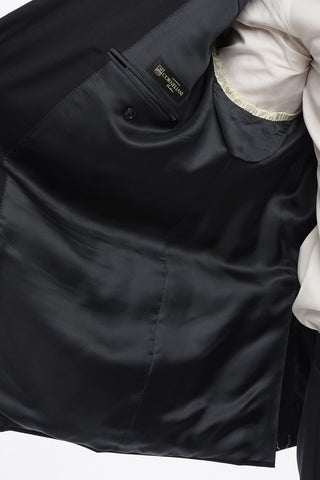 Abito In Lana Vergine Stretch con Tasche ad Aletta