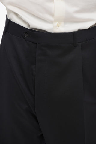 Abito In Lana Vergine Stretch con Tasche ad Aletta
