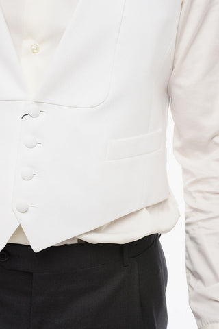 Gilet Cerimonia MASTER in Cotone a Nido d'Ape