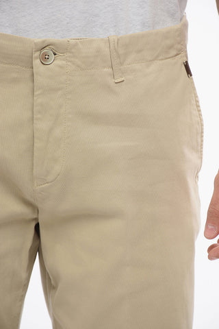 ID Ribbed Cotton Chino Pants