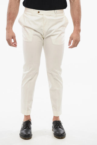 Cotton Pants with Cuffs