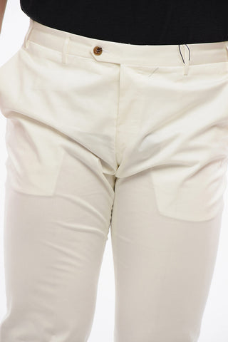 Cotton Pants with Cuffs