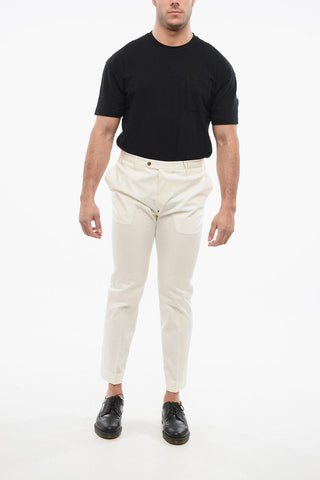 Cotton Pants with Cuffs