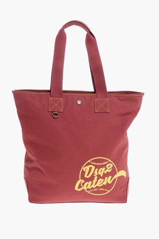 Borsa Tote CATEN in Canvas con Chiusura a Zip