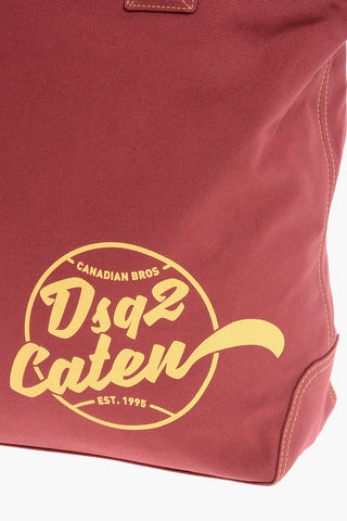 Borsa Tote CATEN in Canvas con Chiusura a Zip