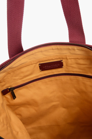 Borsa Tote CATEN in Canvas con Chiusura a Zip