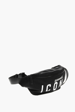 Marsupio ICON in Nylon con Logo Stampato