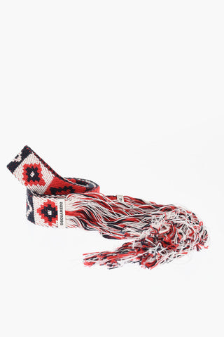 Textile Belt with Fringe 40mm