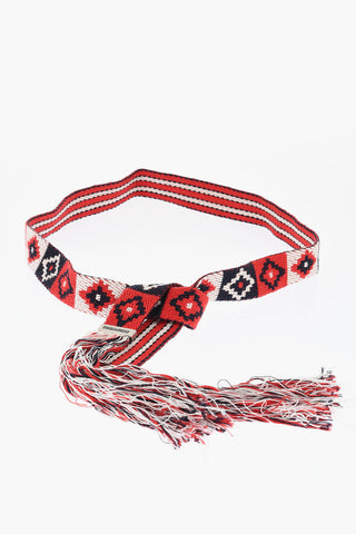 Textile Belt with Fringe 40mm