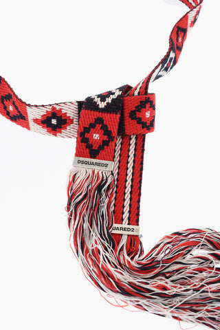 Textile Belt with Fringe 40mm